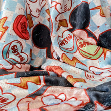 Load image into Gallery viewer, Minky Blanket in Cool Mickey Valentine