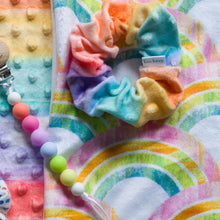 Load image into Gallery viewer, Large Scrunchie in Bobble Rainbow