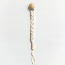 Load image into Gallery viewer, Macrame Pacifier Clip