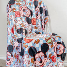 Load image into Gallery viewer, Minky Blanket in Cool Mickey Valentine

