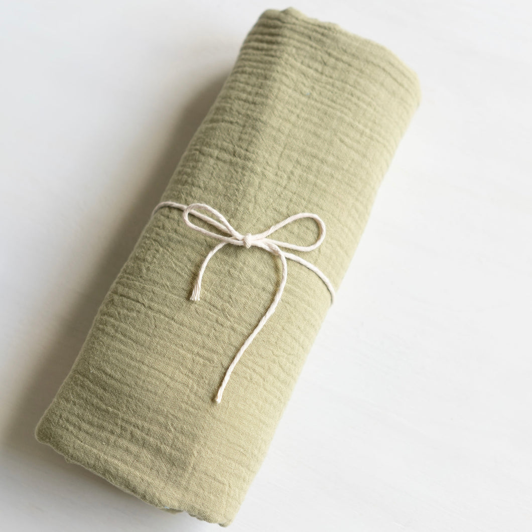 Cotton Swaddle in Sage