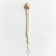 Load image into Gallery viewer, Macrame Pacifier Clip
